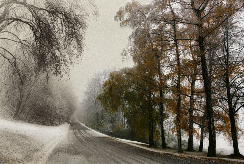 Фото жизнь (light) - mystera - Winter Landschaft. - Слияние времён Года.