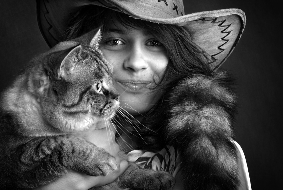 Фото жизнь (light) - Headhunter - корневой каталог - портрет с котом