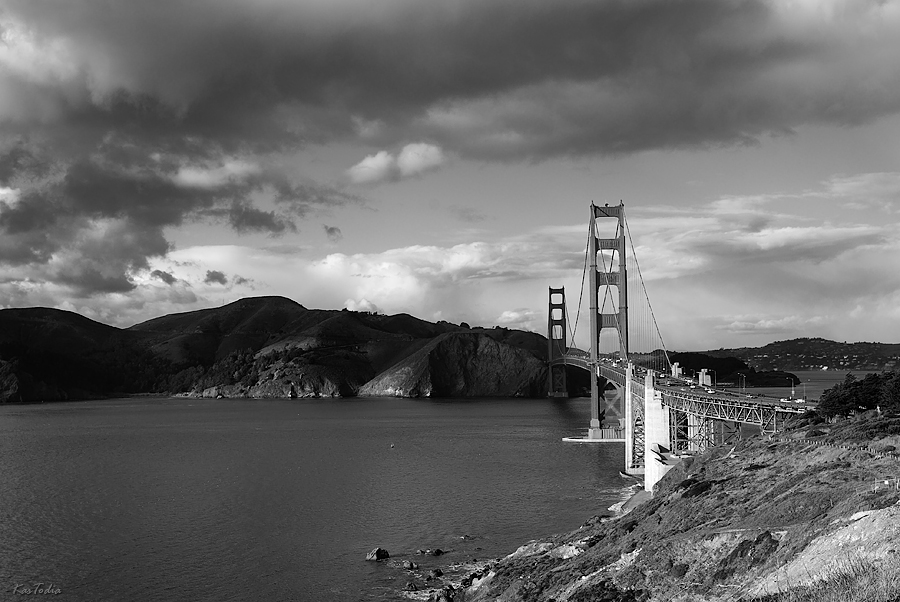Фото жизнь (light) - KasTodia - Город - The Golden Gate Bridge BW