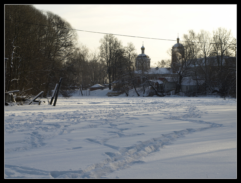 Фото жизнь (light) - DudinIO - Пейзажная съемка - Церковь у замерзшего озера