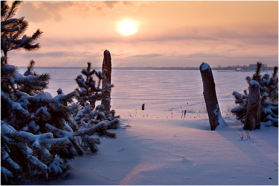 Фото жизнь (light) - Светлана Морсина - Зимние пейзажи - Рождественский закат