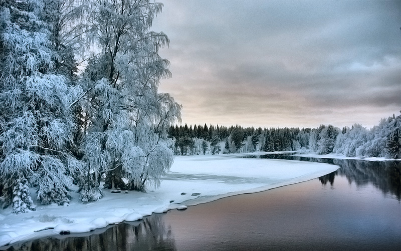 Фото жизнь (light) - Valtteri Mulkahainen - корневой каталог - Зимняя речка ...