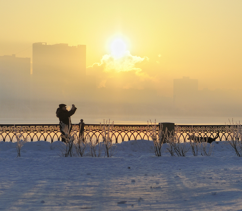 Фото жизнь (light) - Вавилов Митя - корневой каталог - Хорошо гулять с собачкой, ранним утром на морозе, прихватив с собою фотик.
