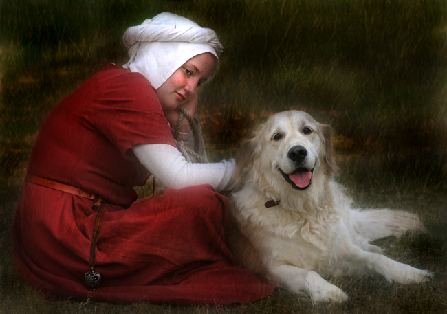 Фото жизнь - Melonik - Portrait - A Girl with a Dog