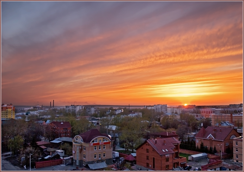 Фото жизнь (light) - Филиппов Богдан - корневой каталог - Закат над городом