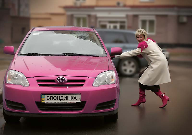 Фото жизнь (light) - irishka_r - Жанр и разное - О девушке блондинке и розовой машинке...
