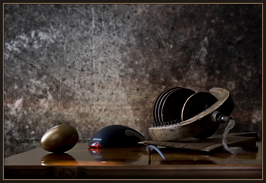 Про золотое яичко и мышку