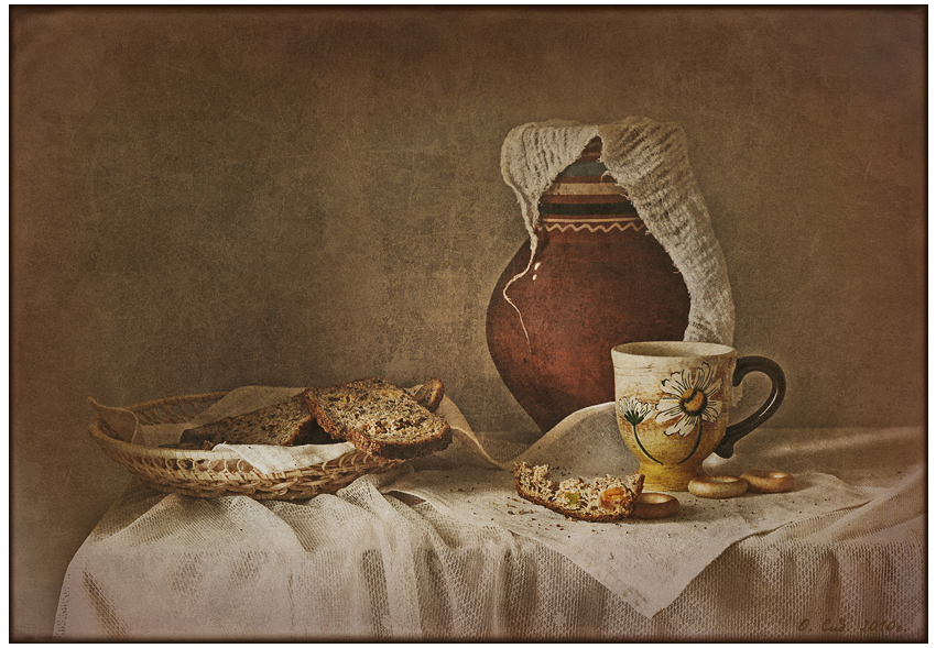 Фото жизнь - Ольга Сидоренко - корневой каталог - С молоком и хлебом.