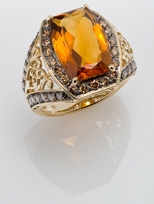 Фото жизнь (light) - Edgar Maivel - Jewelry Photography, Gems, Diamonds - Citrine Diamond Ring