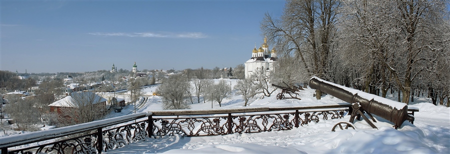 Зимняя панорама Чернигова
