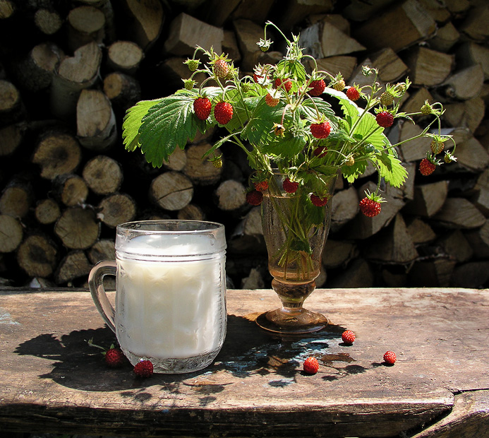 Фото жизнь (light) - Наташа Андреева - Всякие древности :) - Земляничка с молоком....