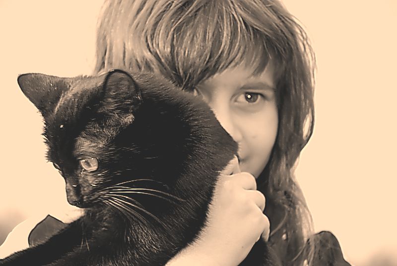 Фото жизнь - Ota - корневой каталог - Девочка с котом
