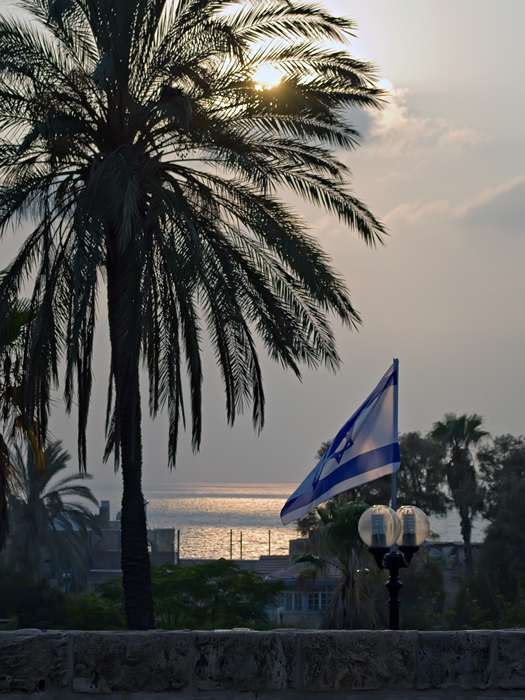 Фото жизнь - Синицына Ольга - Об Израиле. С любовью :) - про флаг на закате