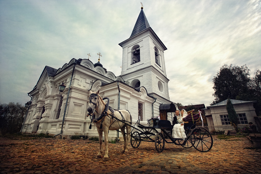 Фото жизнь - Константин Тростников - Свадебная фотография - У церкви стояла карета...
