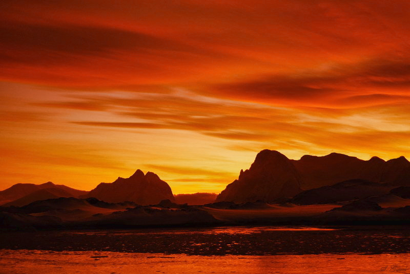 Фото жизнь - Igor Gvozdovskyy (Gvozd) - Антарктида глазами полярника - Fire: Fin del Mundo. Sunrise