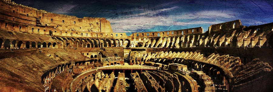 Coliseum on the inside...