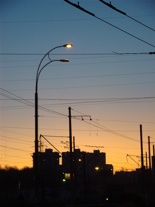 город засыпает.....