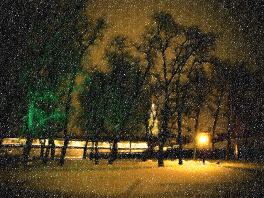 Фото жизнь (light) - Борис Добриян - корневой каталог - вечерний снег