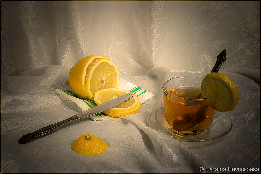 Чай с лимоном