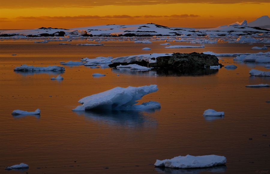 Winter Island: sunset 