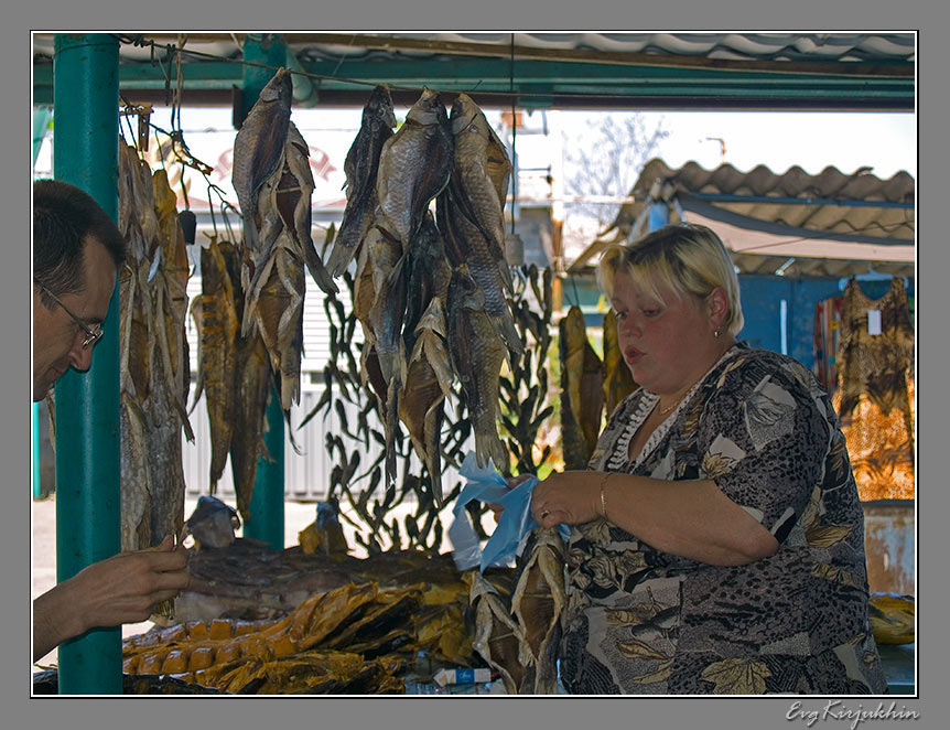 Фото жизнь (light) - Евгений Кирюхин  - корневой каталог - Продавец вяленой рыбы