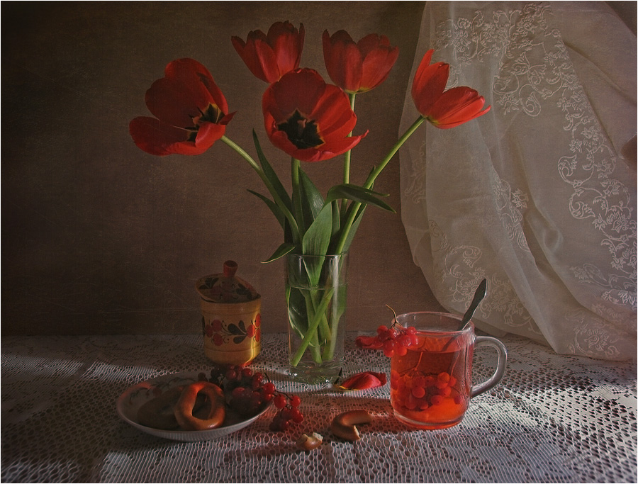 Фото жизнь (light) - Елена Завитаева - Натюрморты - Чай с калиной