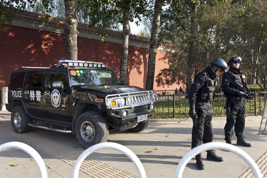 SWAT на площади Тянаньмэнь