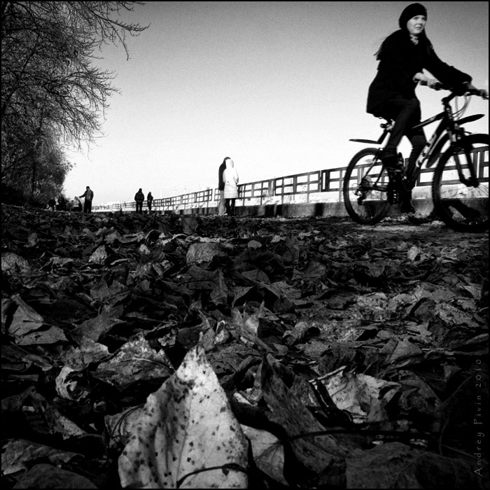 Фото жизнь (light) - Андрей Пивин - - Жанр - - Осень Велосипед Девушка