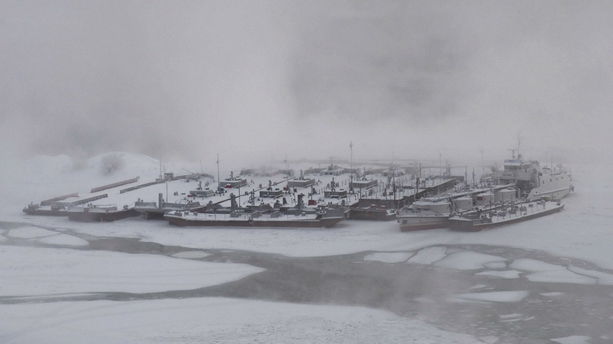 Фото жизнь - Марина Фомина - Корабли, лодочки. - Морозные будни.