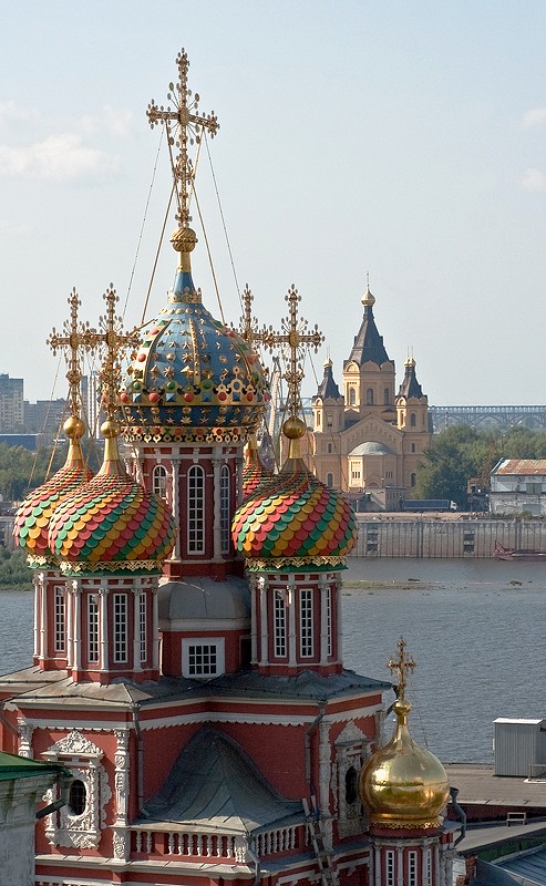 Фото жизнь - Дмитрий и Мария Тищенко - Нижний Новгород. Открытки - Нижегородская открытка с видом на Строгановскую церковь