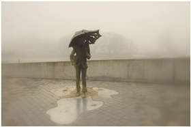 Зонтик прохудился