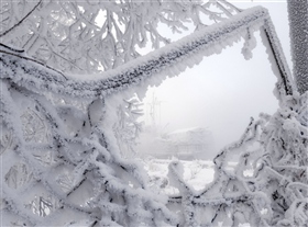 В снежной рамочке