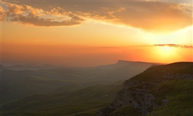 Закат в горах