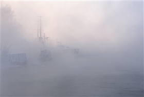 Укутаны туманом