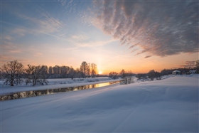 зимний закат