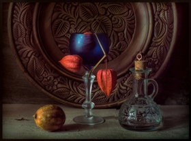 .... Этюд с физалисом .....