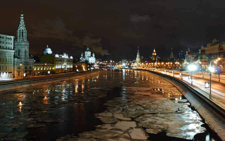 Москва зимой любительские