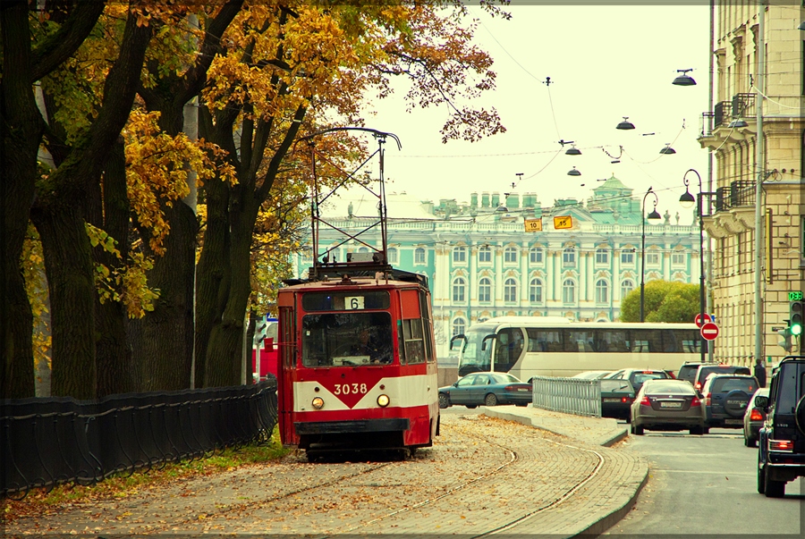 Весенний трамвай фото