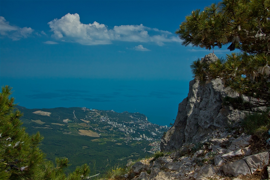 Ай Петри с моря