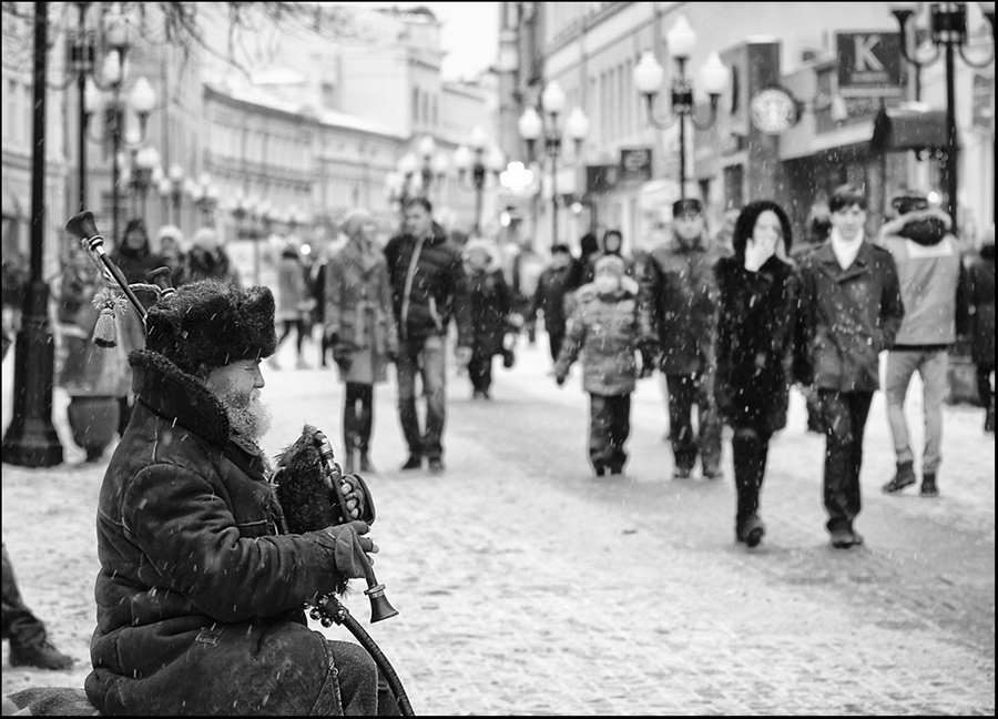 Первый снег по арбату