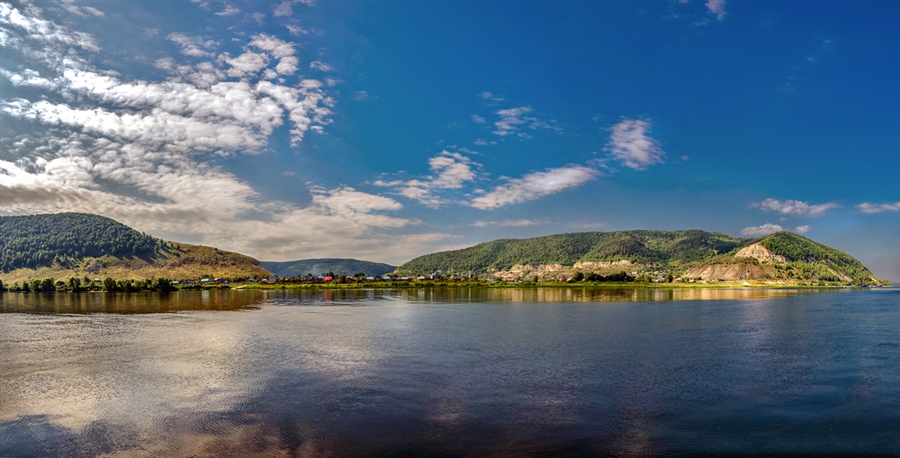 Жигулевские горы панорама