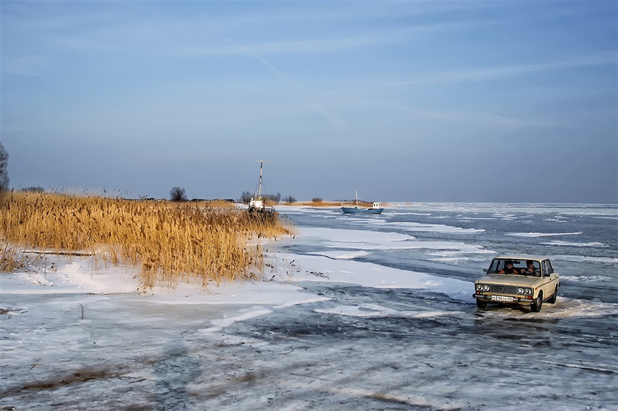 Куршский залив