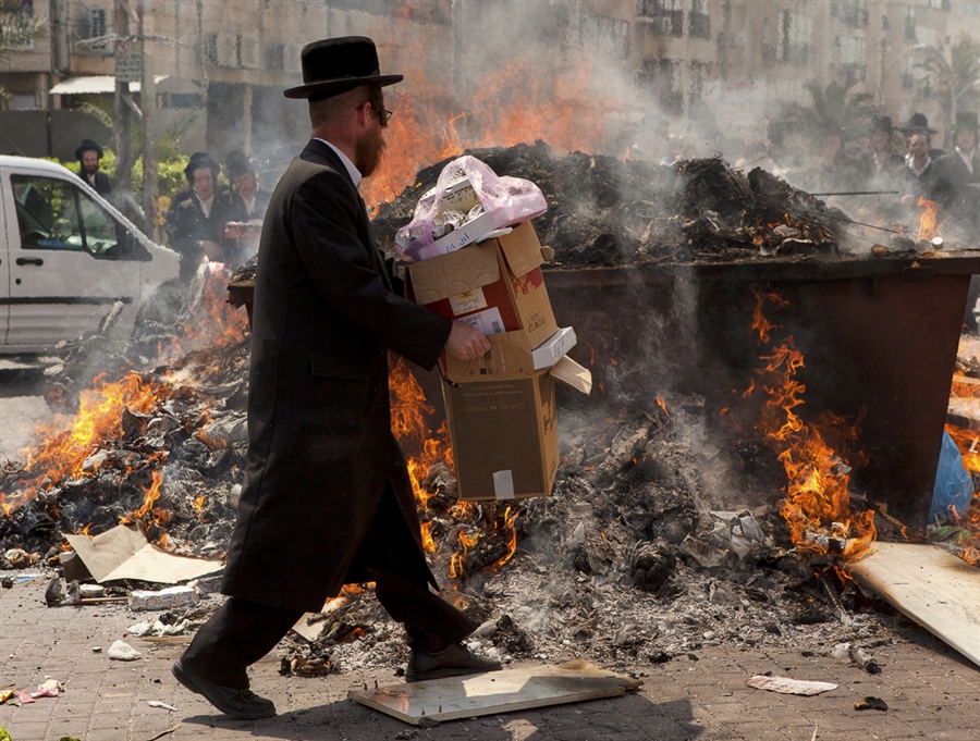 Где сжечь вещи. Сжигание хлеба в Израиле.