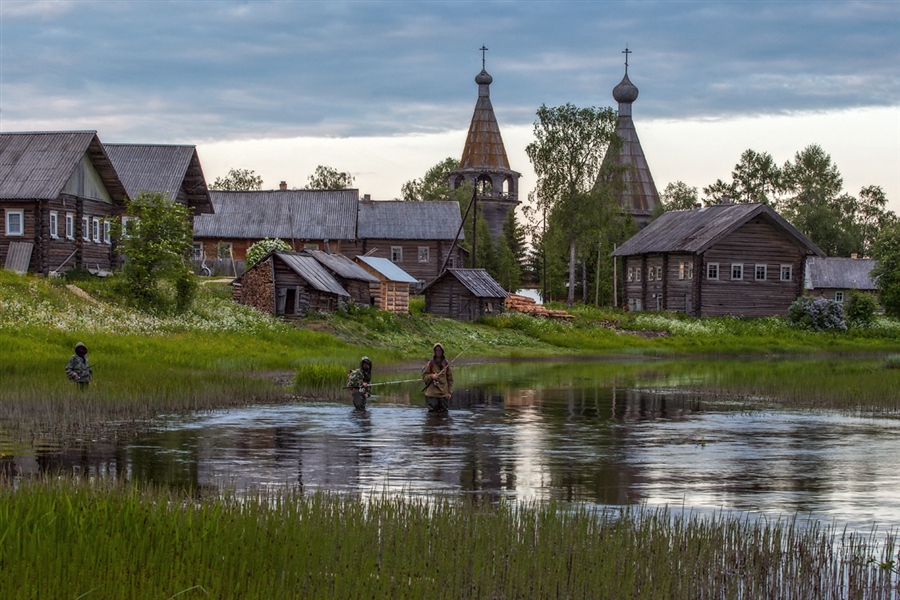 Деревня Ошевенский Погост