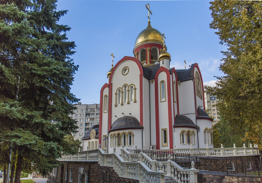 Храм видное сайт. Георгиевский собор Видное. Храм Видное. Церкви г Видное. Храмы города Видное Ленинского района.