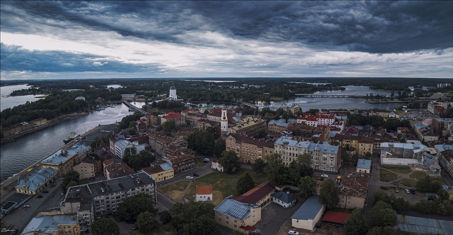 Город выборг старый город фото