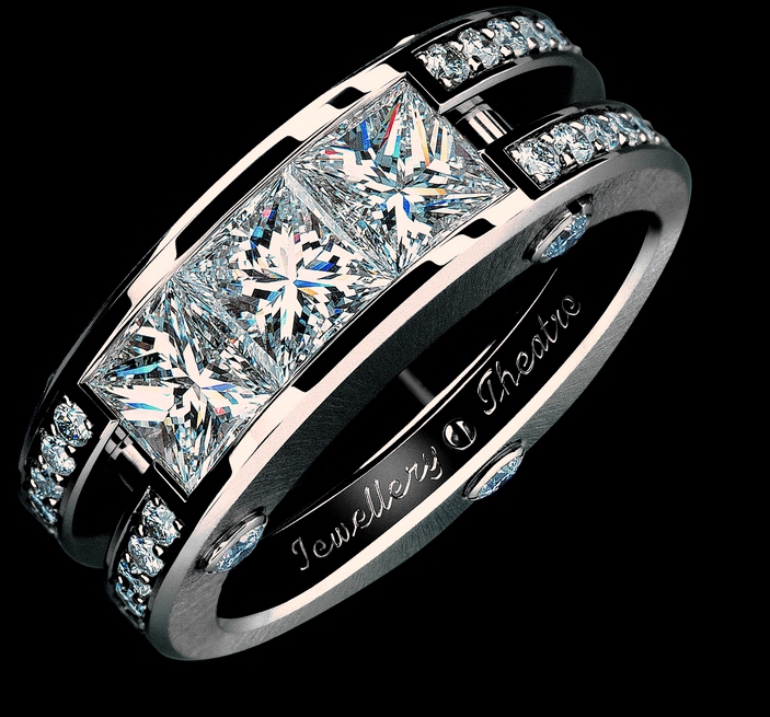 Ювелирные обручальные кольца с бриллиантами