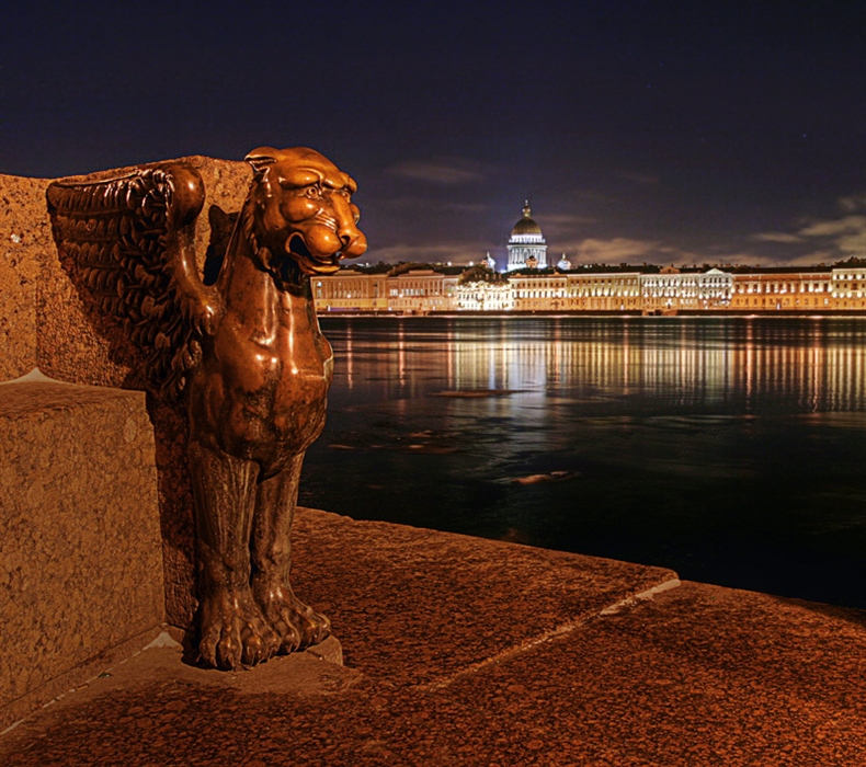 Фото львы санкт петербурга