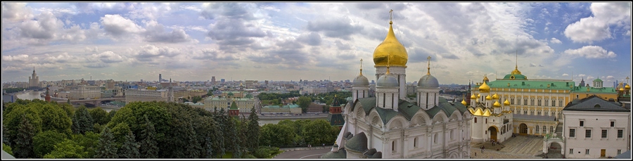 Вид с колокольни ивана великого в москве фото