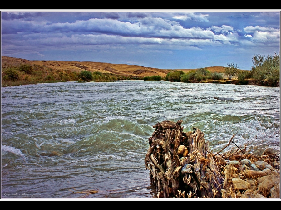 Эх река река. Река Ахтуша Самарская область.